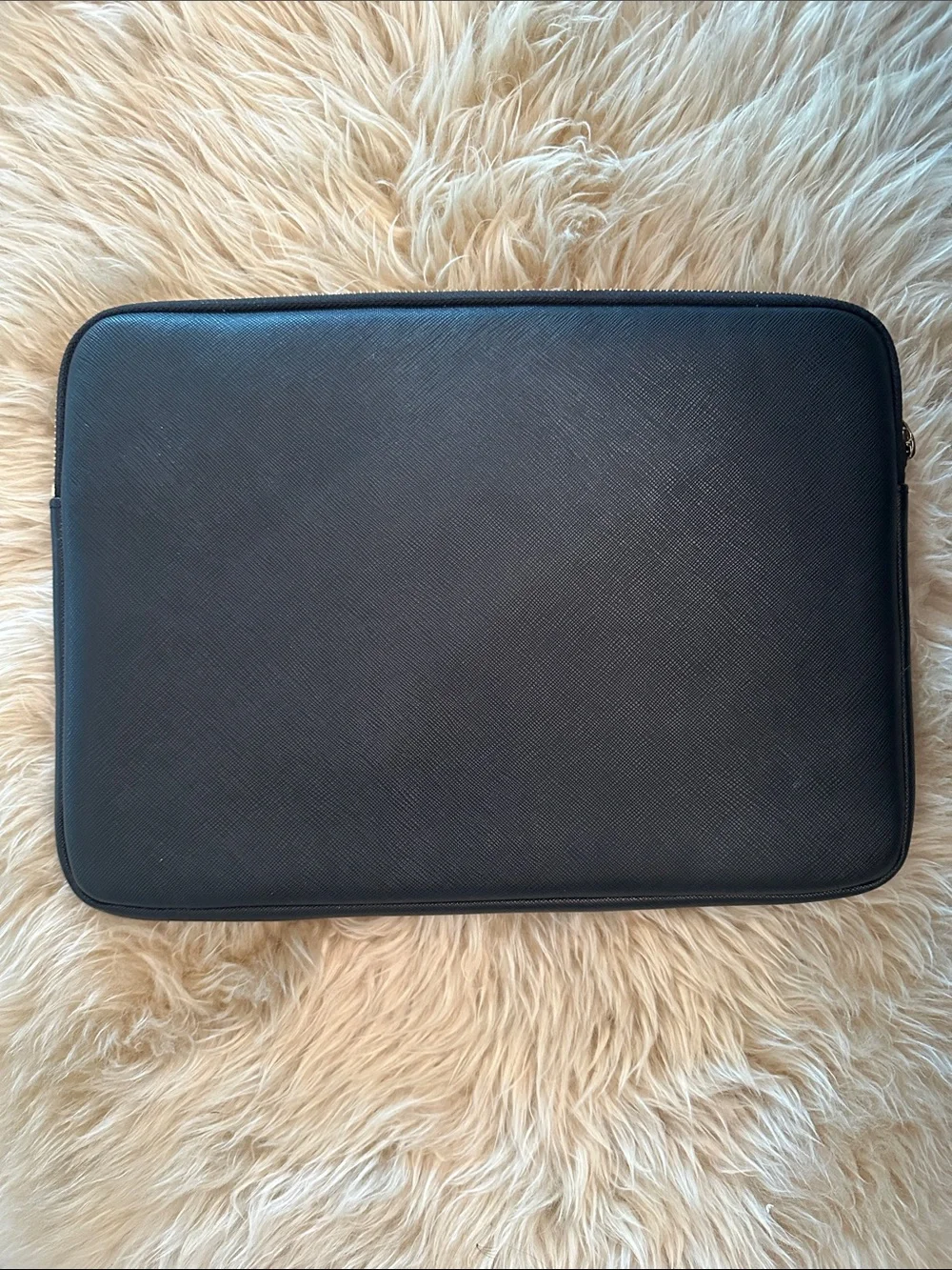 kate Spade Black Laptop Sleeve with Gold Logo
